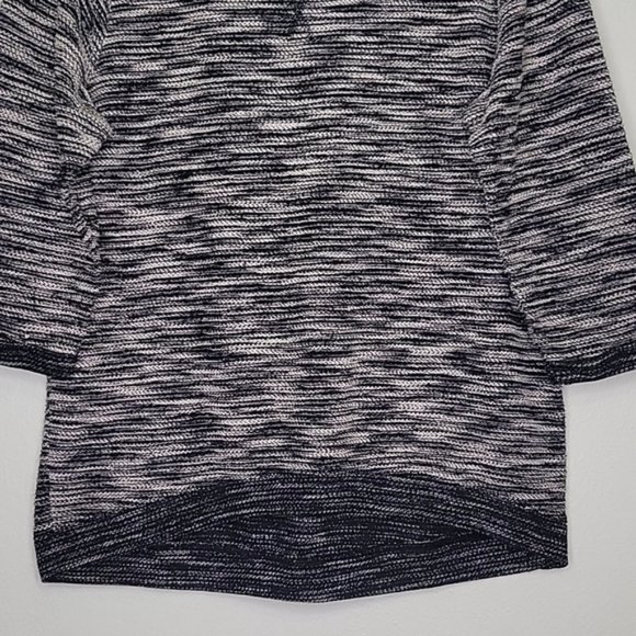 H&M Marled Relaxed 3/4 Sleeve Sweater, Size M - Picture 3 of 10